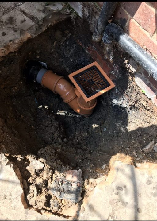 Services 47 drainage pipe work