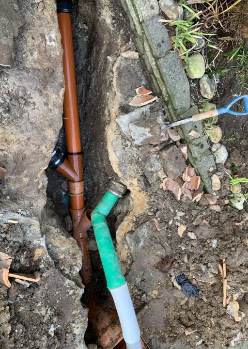 Services 51 drainage pipe work