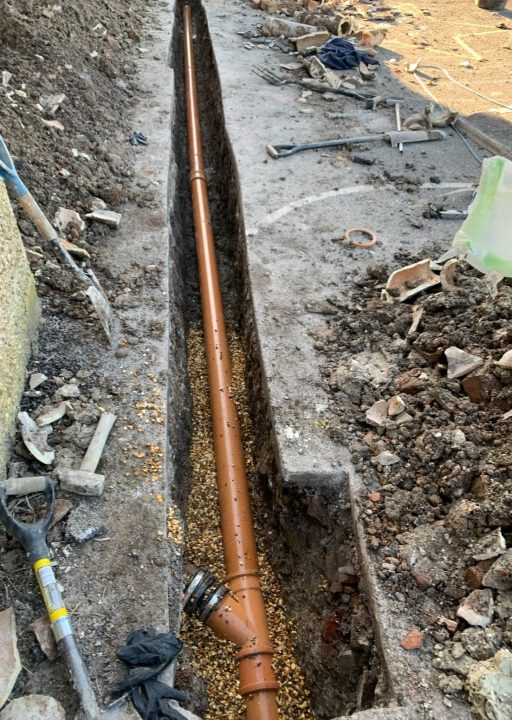 Services 52 drainage pipe work
