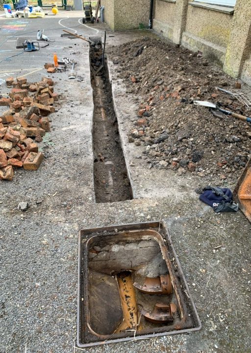 Services 53 drainage pipe work