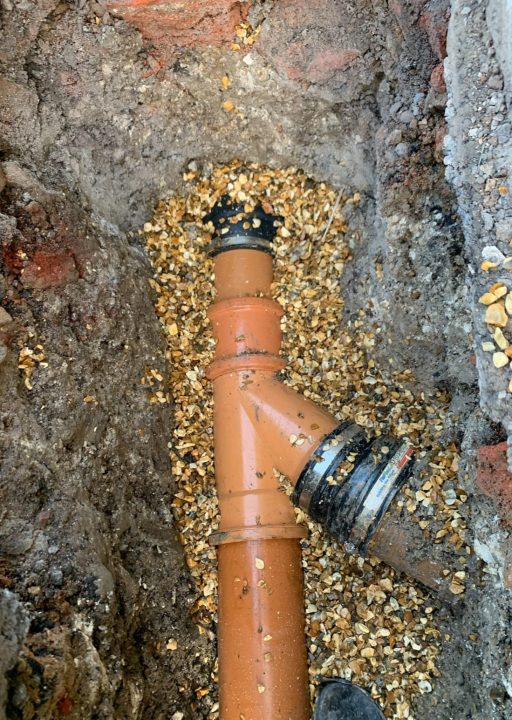 Services 54 drainage pipe work