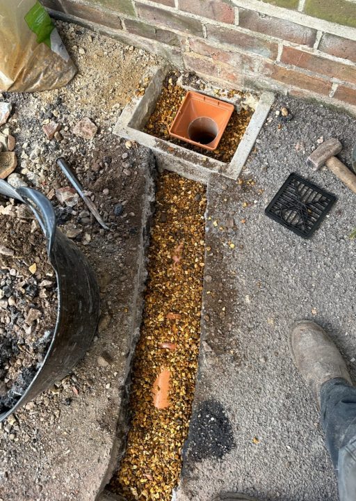 Services 45 drainage pipe work